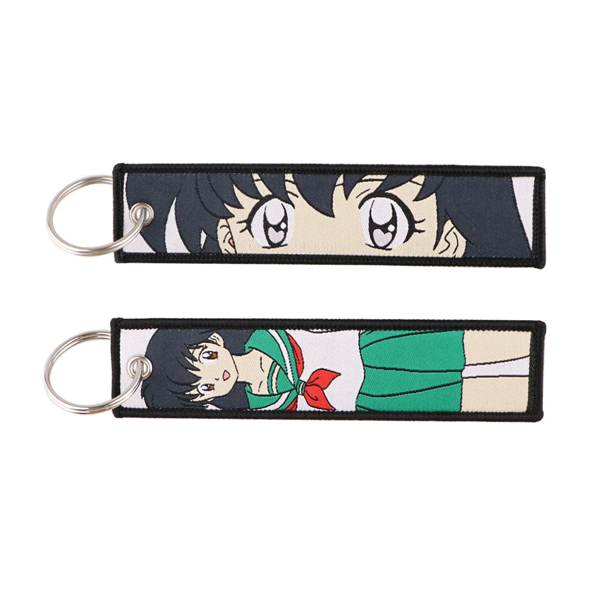 Classic Anime Cool Embroidery Key Fobs Key Tag Motorcycles GlowCart