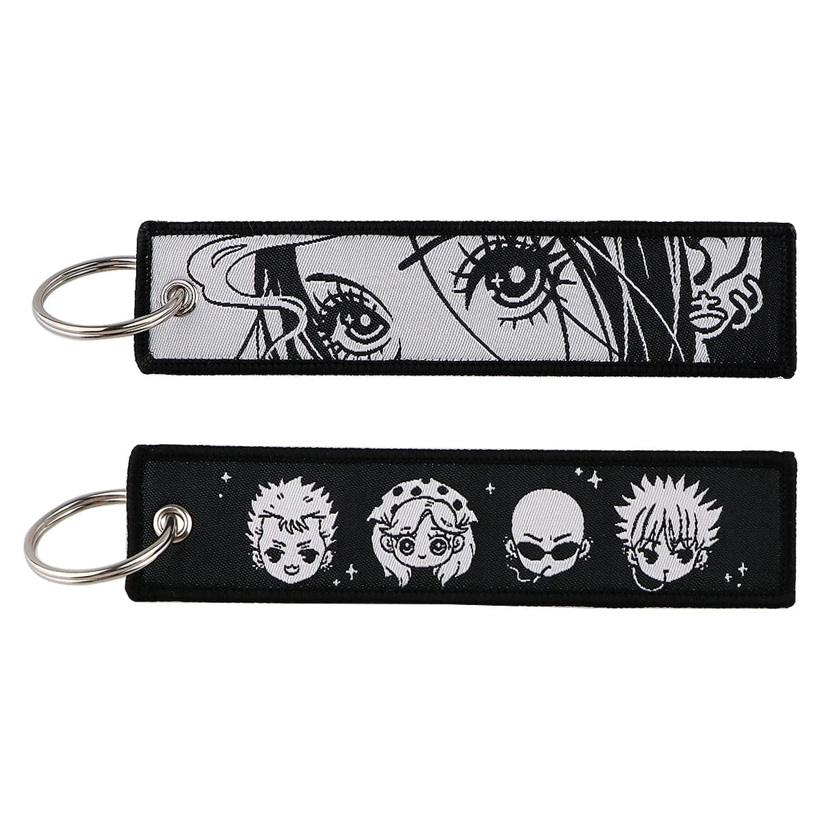 Classic Anime Cool Embroidery Key Fobs Key Tag Motorcycles GlowCart