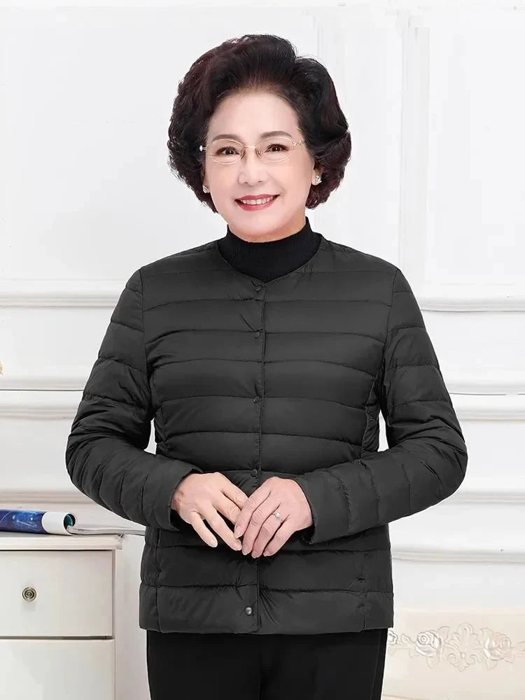 Woman Ultra Light Down Jacket Portable Parka Matte Fabric GlowCart