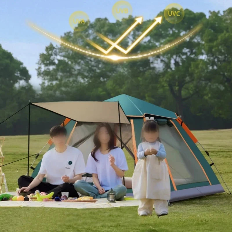 Outdoor Portable Camping Tent Fully Automatic Tent Sunshade GlowCart