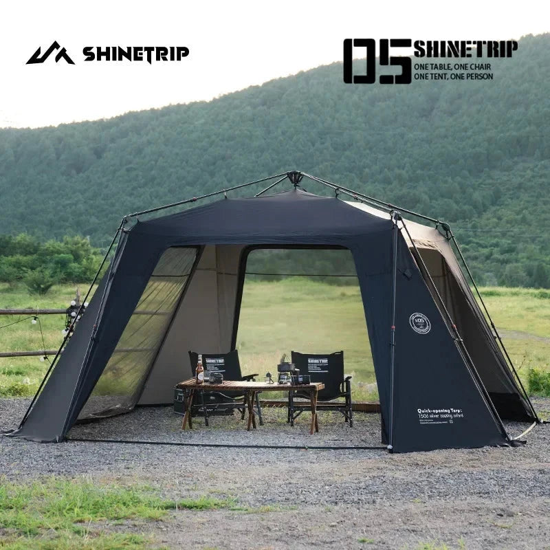 ShineTrip 05 Series Dome camping tent Quick Setup big tent GlowCart