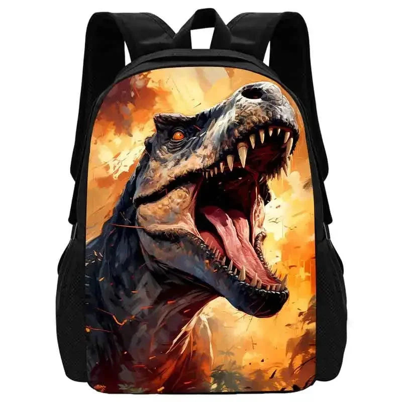 Mochila Dinosaur School Backpack for Children,School Bags for Boys ,Light Weight Cartoon Animal Prints Child Backpack Durable GlowCart