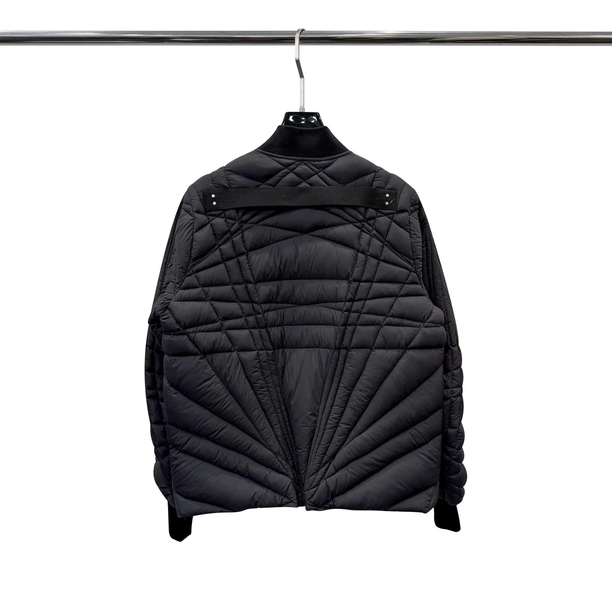 Men and women Thin Quilted Bomber Jacket Stitching Design GlowCart