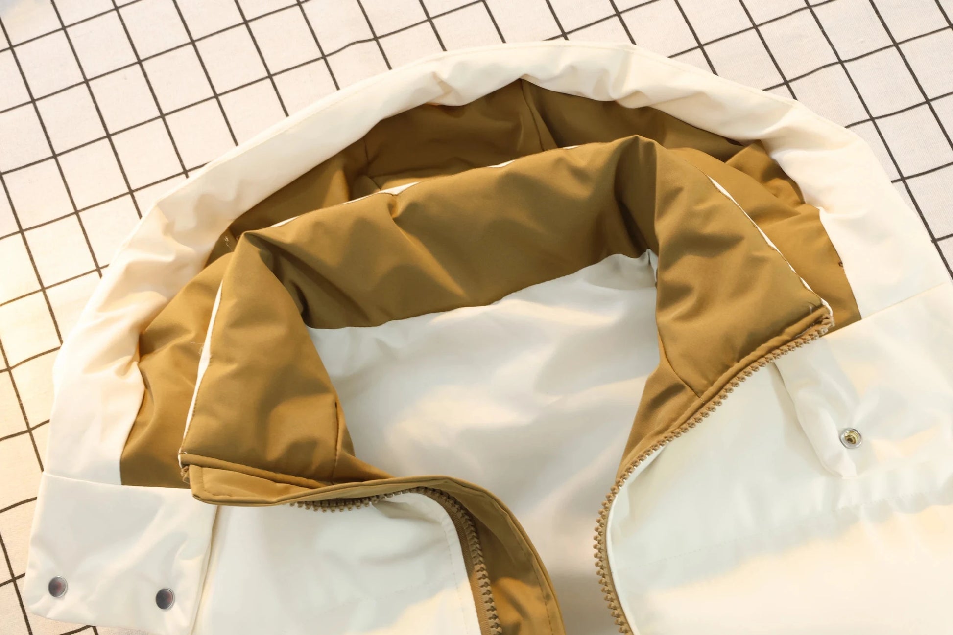 Men's Casual Color-Block Puffer Vest - Removable Hood, GlowCart