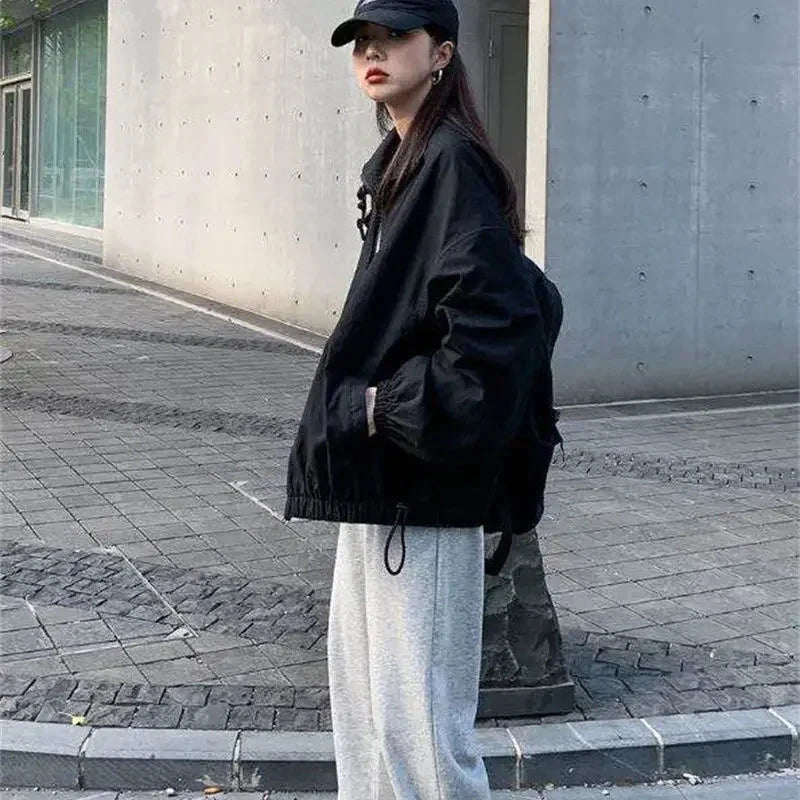 Oversize Jacket Woman 2023 Spring Streetwear Korean Style GlowCart