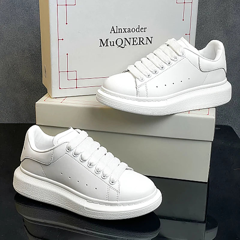 2025 Men Causal Shoes Pring Brand Spring Designer Wedges White Sneakers Platform Tenis Feminino Trainers Female Walking GlowCart