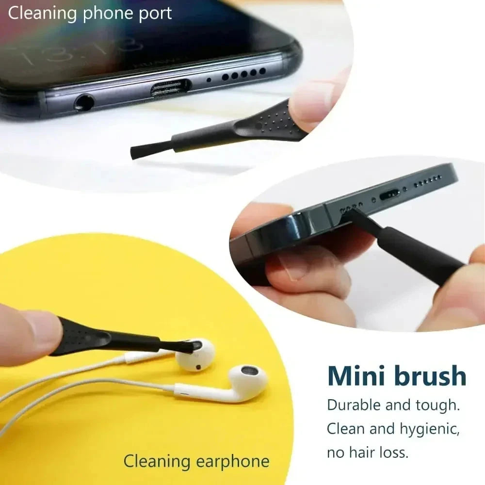 Cell Phone Charging Port Dust Plug with Cleaning Brush for GlowCart