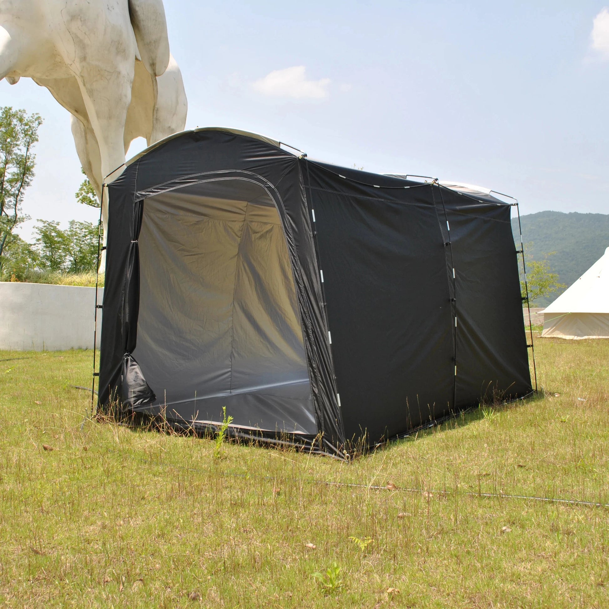 Camping Tents Tunnel Tent 4 Person Family Tents with 2 GlowCart