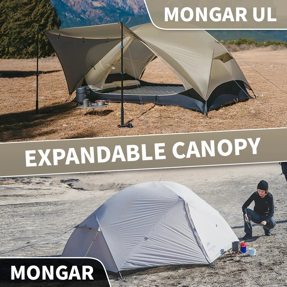 Naturehike Mongar 2 Ultralight Three Season Outdoor GlowCart