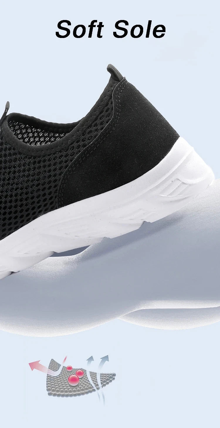 2023 Lightweight Men Casual Shoes Breathable Slip on Male GlowCart