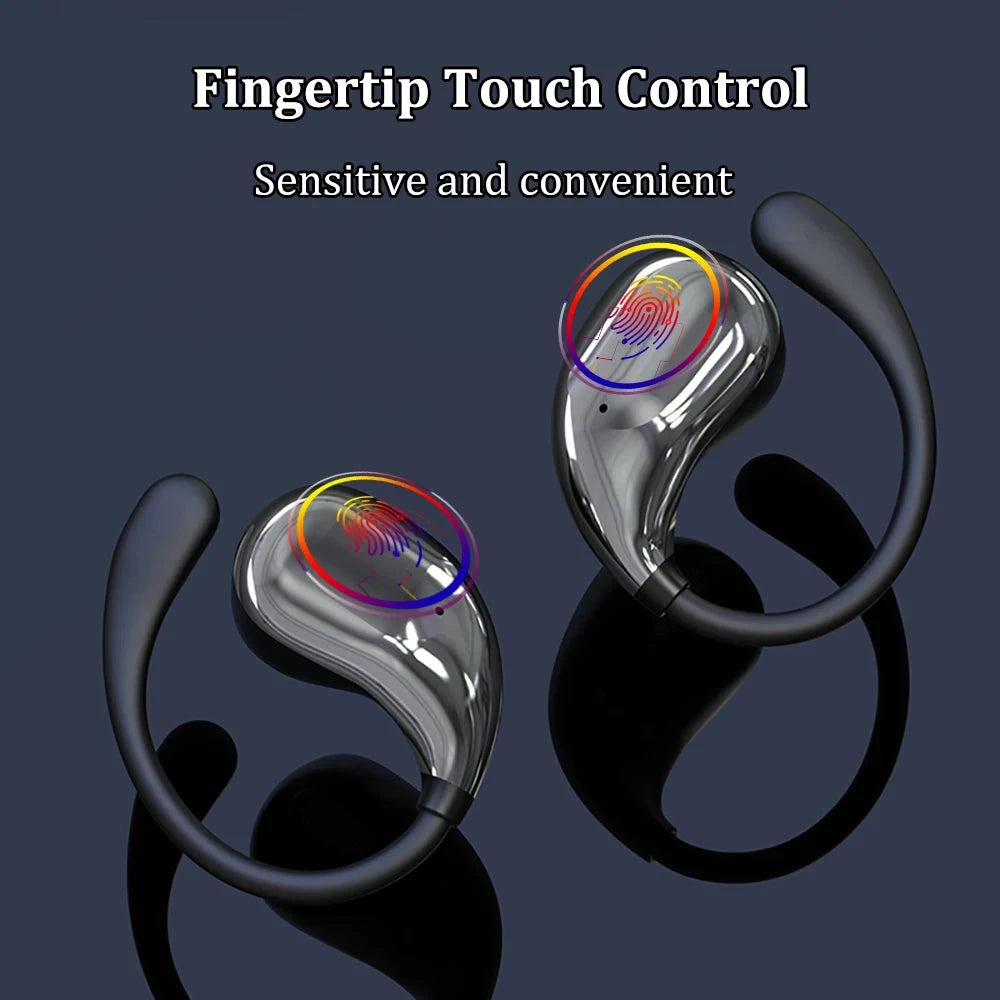 Bluetooth 5.4 Ear Hook Headphones TWS Wireless Earphones GlowCart