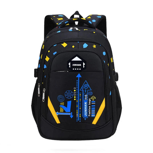 Kid's Shoulder Bag Geometry Pattern Teen Children Backpack Fashion Schoolbag Boy Girl Backpack Book Bag Waterproof Mochila ﻿ GlowCart