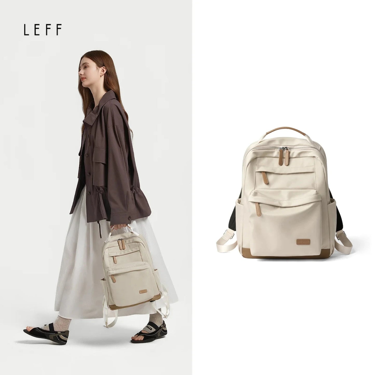 LEFF 2025 Women' Backpack Outdoor Travel High Quality GlowCart