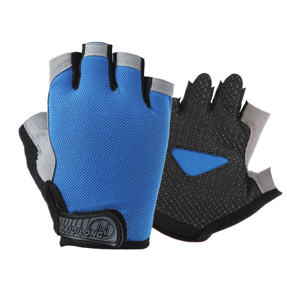 GTUBIKE Half Finger Gloves Anti-slip Shock Absorben Outdoor Sports Climbing Cycling Fitness Tool Upgraded Gloves For Men Women GlowCart