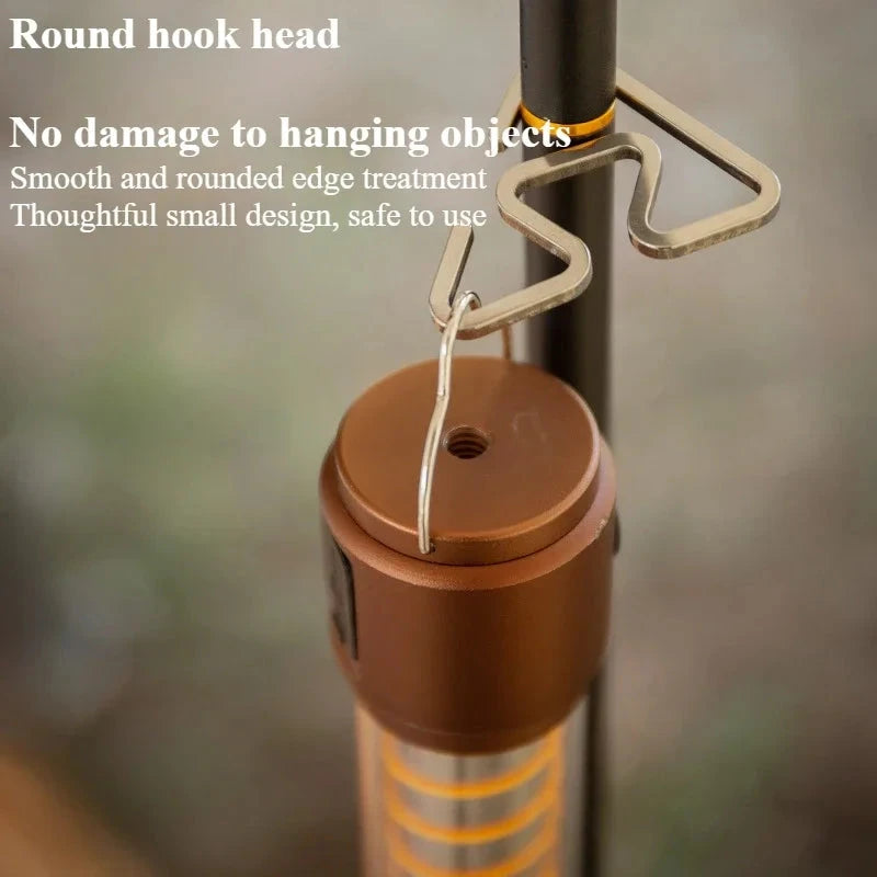 1pc Outdoor stainless steel hooks are not easy to slide GlowCart