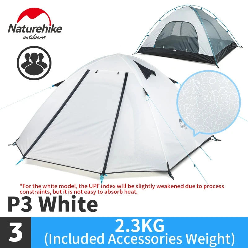 Naturehike 2023 NEW outdoor 2-4 Person Camping Tent GlowCart