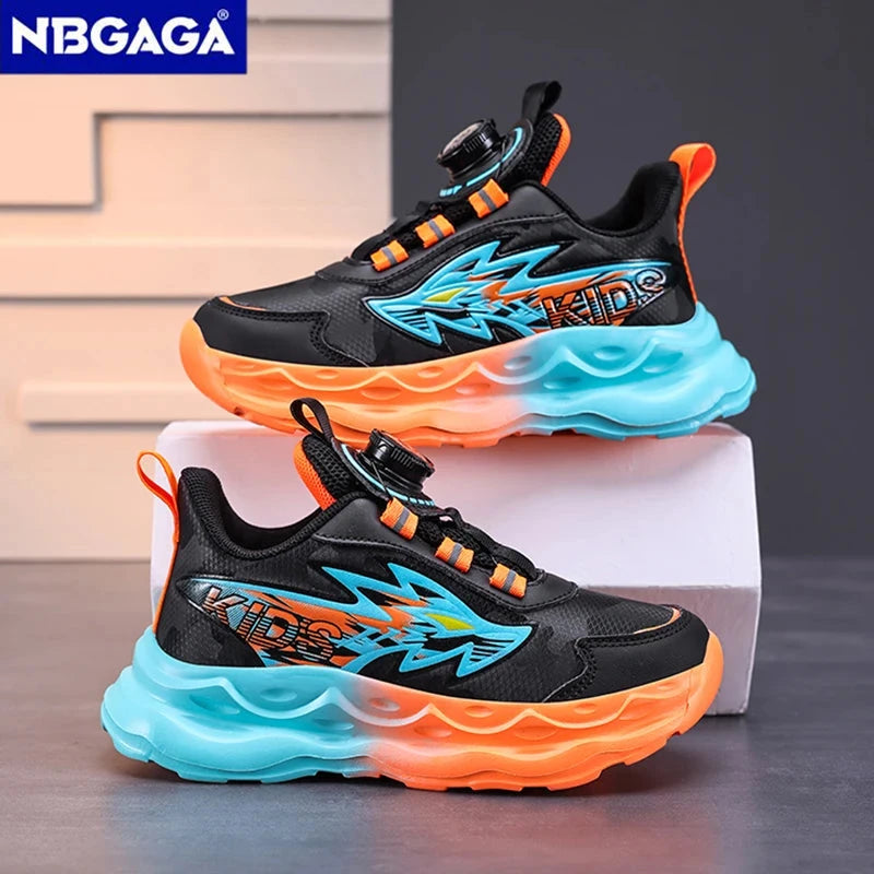 Children Shoes For Boy Breathable Running Sneakers Lightweight Anti Slip School Casual Walking Shoes Outdoor Kids Tennis GlowCart