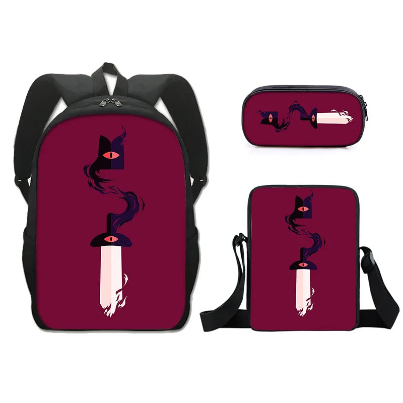 Cartoon Popular cult of the lamb 3D Print 3pcs/Set pupil