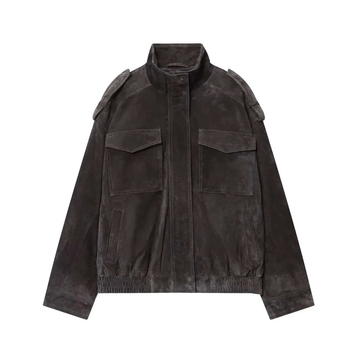 HH Women's New Fashion Long Sleeves Jackets Solid Turtleneck GlowCart