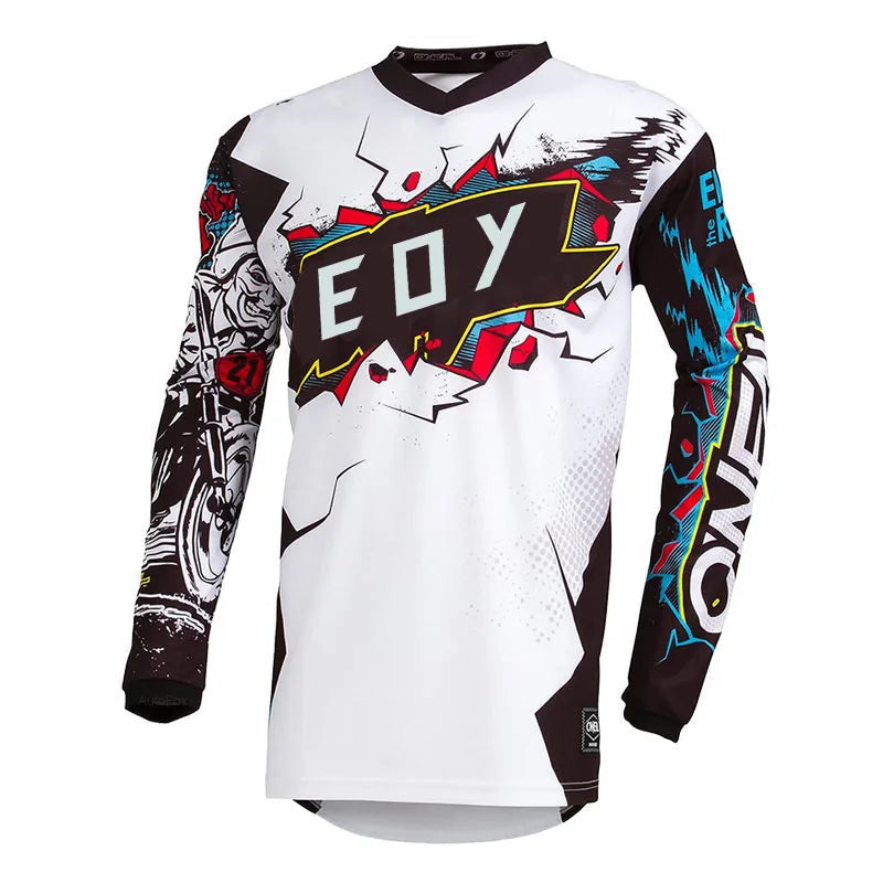 2024 Motocross Jersey Mtb Downhill Jeresy Cycling Mountain Bike DH Maillot Ciclismo Hombre Quick Dry Jersey eoyfox Jersey GlowCart