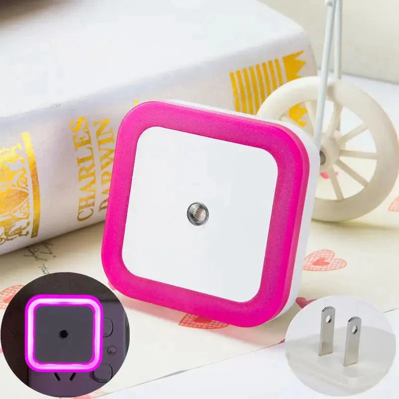 Wireless LED Night Light Sensor Lighting Mini EU/US Plug GlowCart