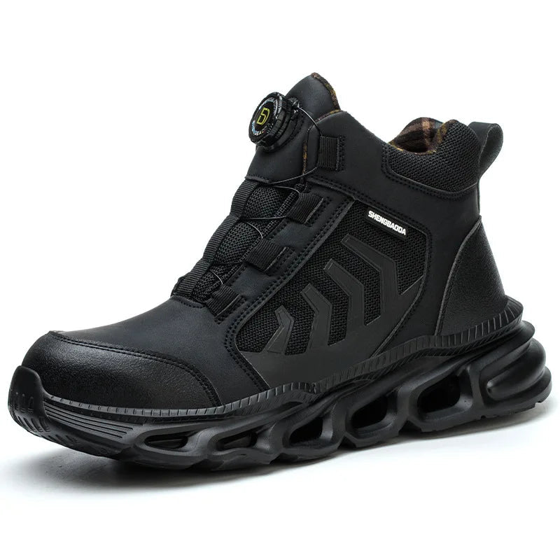 Insulation 6KV Work Safety Boots Men Anti smash Anti Puncture Security Protective Safety Shoes Men Work Shoes Plus Size 47 48 GlowCart