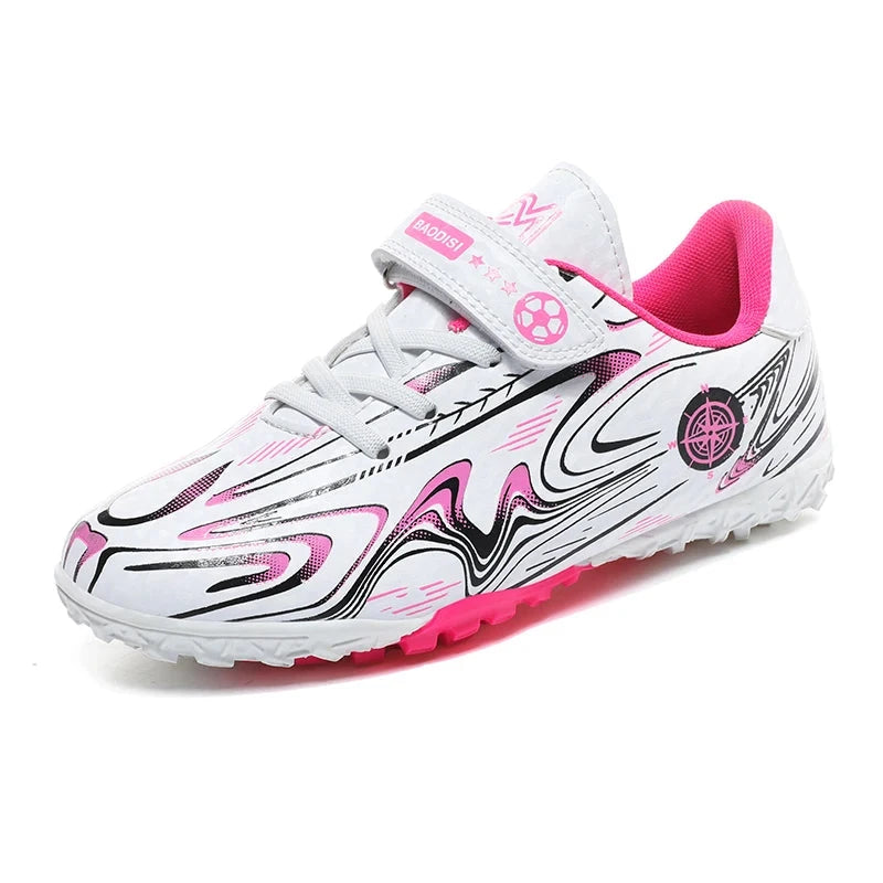 Childrens Football Shoes Boys Summer Breathe Primary Secondary School Students Youth Match Training Special FG/TF Football Shoes GlowCart