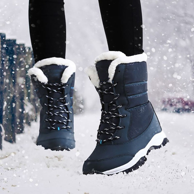 Snow Boots Women Platform Boots Non-slip Women Winter Shoes GlowCart