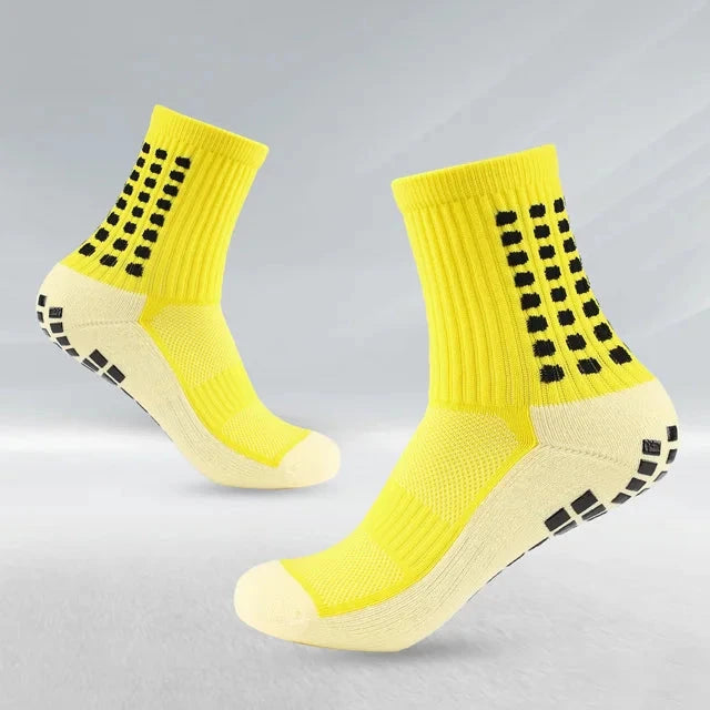 Anti-slip Football Socks Non-slip Soccer Basketball Tennis Outdoor Sport Socks Grip Cycling Riding Men Socks GlowCart