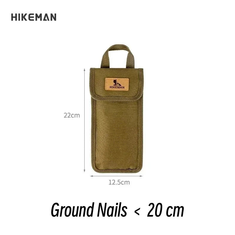 Camping Tent Peg Storage Kit – Waterproof Organizer Pouch GlowCart