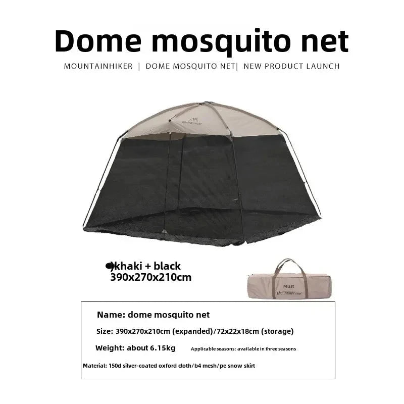 MOUNTAINHIKER Outdoor Camping Anti Mosquito Net Automatic GlowCart