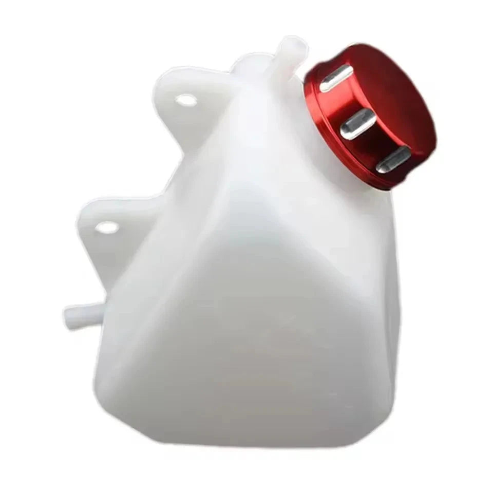 ATV UTV Motorcycle Accessory Coolant Reservoir Tank with Lid For Kawasaki KLX250 1994-2007 Radiator Water Bottle Motocross Parts GlowCart
