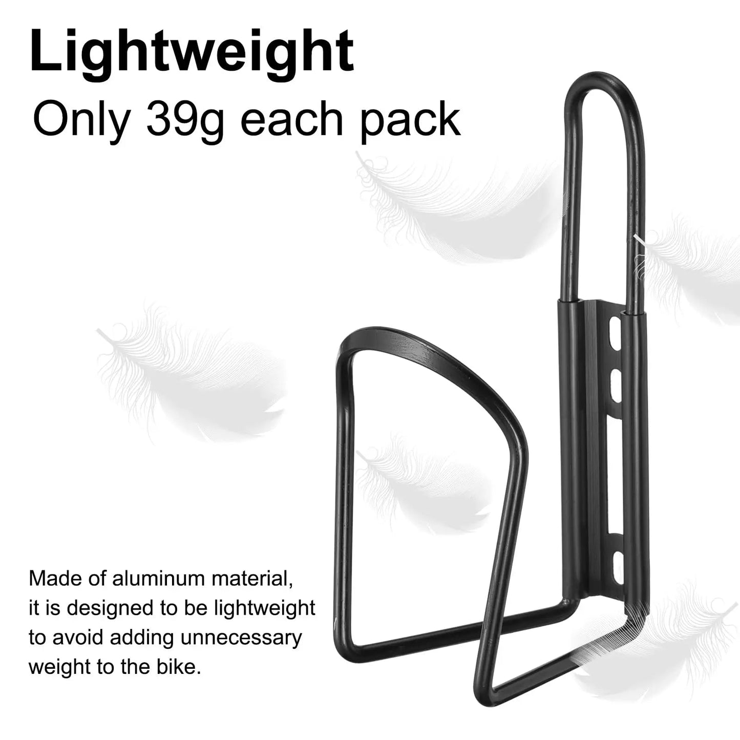Aluminium alloy bicycle bottle cage, classic mountain bike accessories, bicycle bottle cage, bicycle bottle holder GlowCart