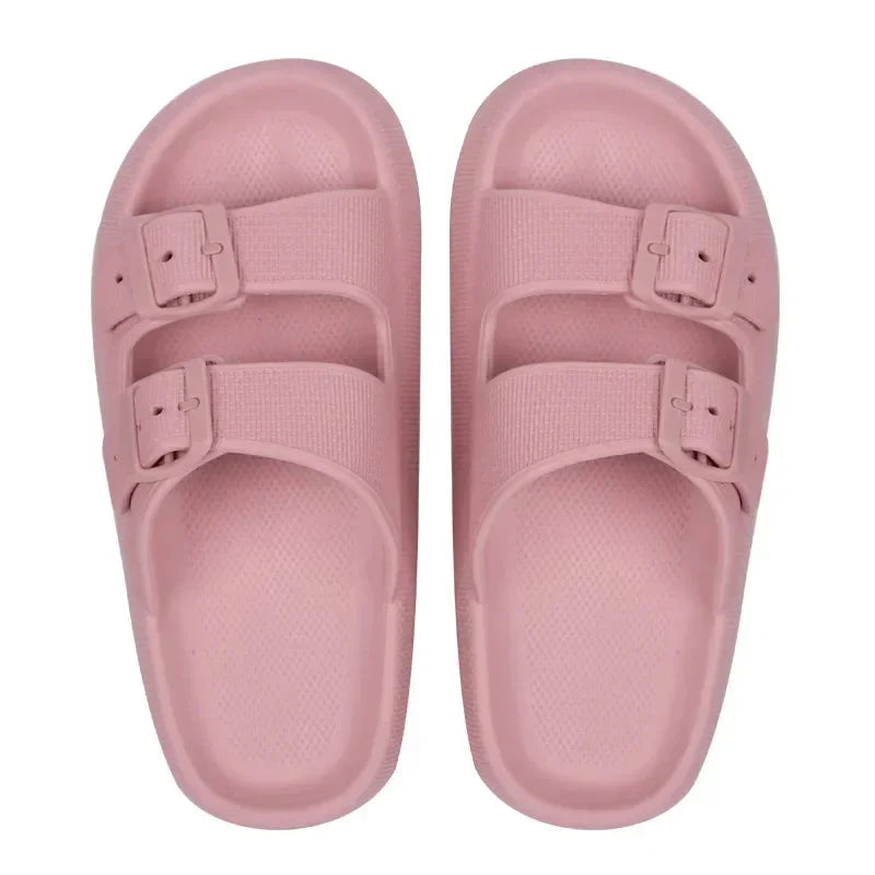 Summer Fashion EVA Women's Thick Bottom Slippers Outdoor Couples Beach Sandals Couples Indoor Home Slippers GlowCart