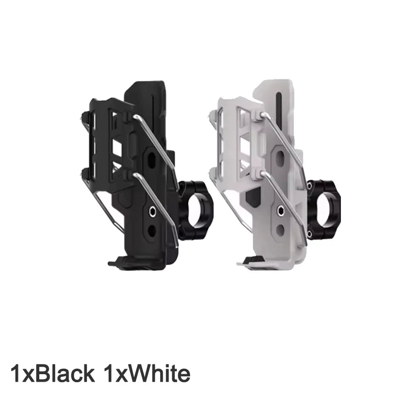 1PC360 Degree Adjustable Bike Motorcycle Handlebar Cup Holder Cage For Water Bottle MTB Road Cycling ADV Motorbike Mount GlowCart