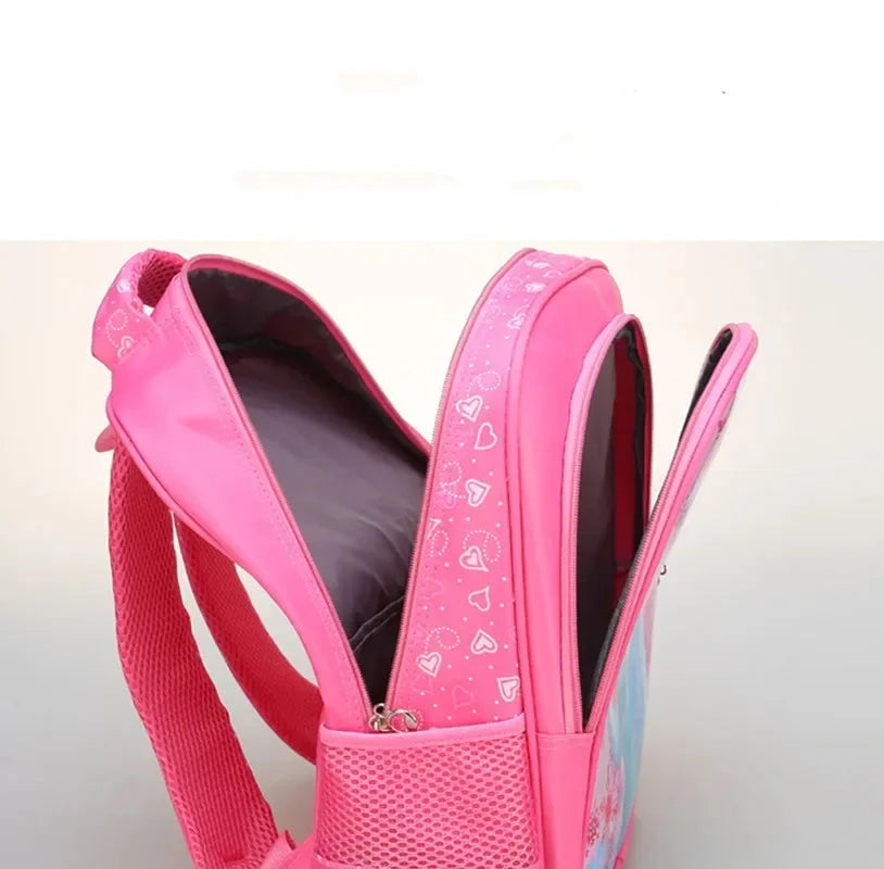 Elsa Anna Princess School Bag for Girls Frozen Children Backpacks Kids Shoulders Bag GlowCart