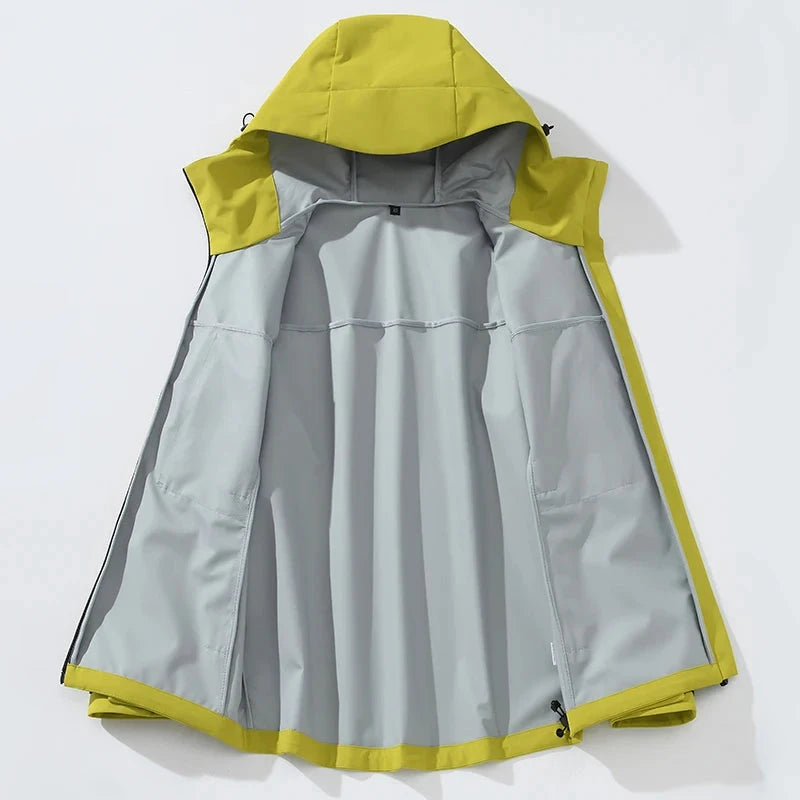 JNLN Unisex Waterproof Windbreaker Jacket - Single-Layer GlowCart