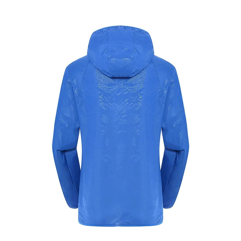 A Unisex Waterproof Outdoor Jacket Men Women Hiking Camping GlowCart