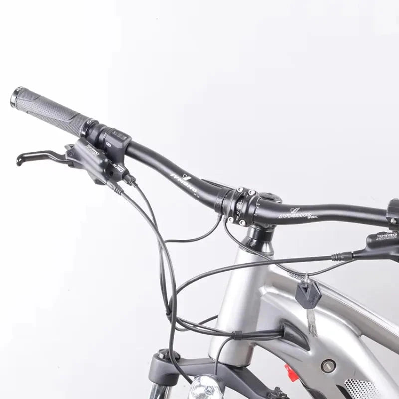 STLF 48V 500W Mid Drive Motor Full Suspension Electric Mountain Bike GlowCart