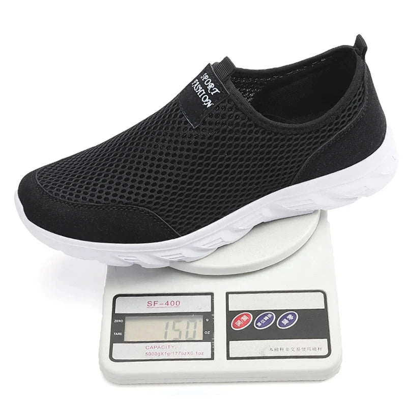 2023 Lightweight Men Casual Shoes Breathable Slip on Male GlowCart