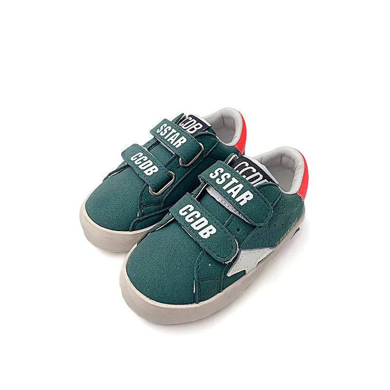 Indoor and Outdoor Unisex Kids Breathable Slip-On Casual Sneakers Spring Green Children's Walking Shoes CCDB Dirty Shoes GlowCart