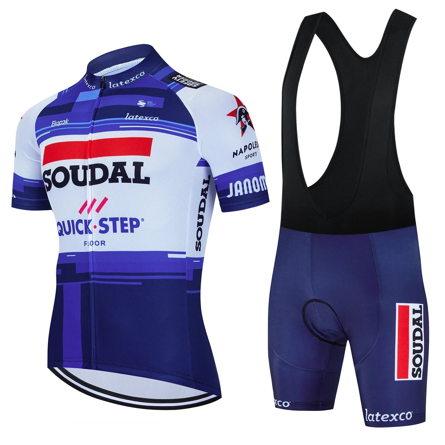 2025 SOUDAL Cycling Clothes Jersey Men Set Mtb Road Bike Uniform Shorts Man Mountain Complete Bib Men's Suit Cycle Spring Summer GlowCart