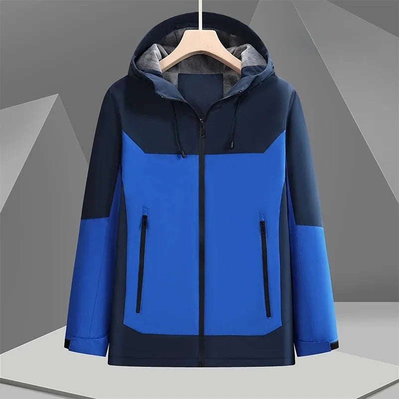 Premium Super Soft Fleece-lined Hooded Anorak Men Outdoor GlowCart