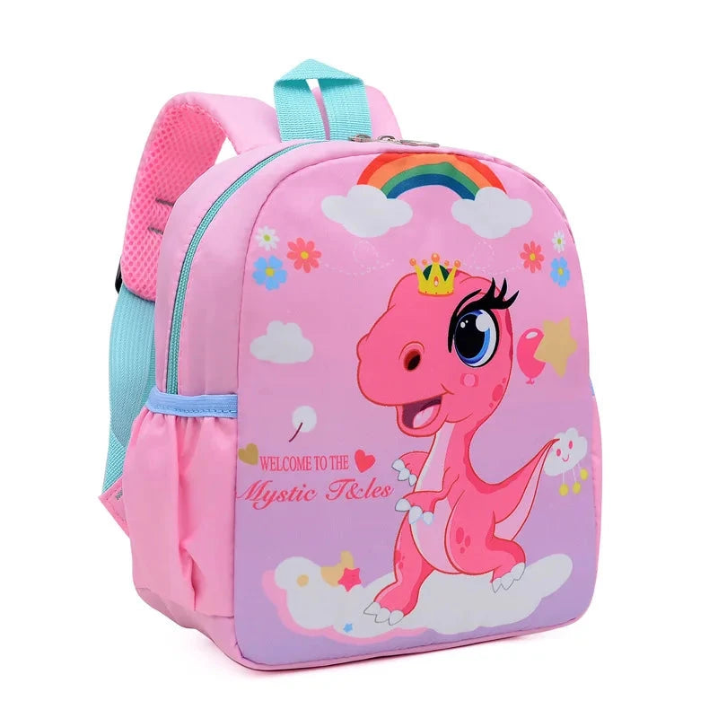 Kids Backpack School Bag Cute Animal Dinosaur Print Backpack Kindergarten Primary School Bookbag GlowCart