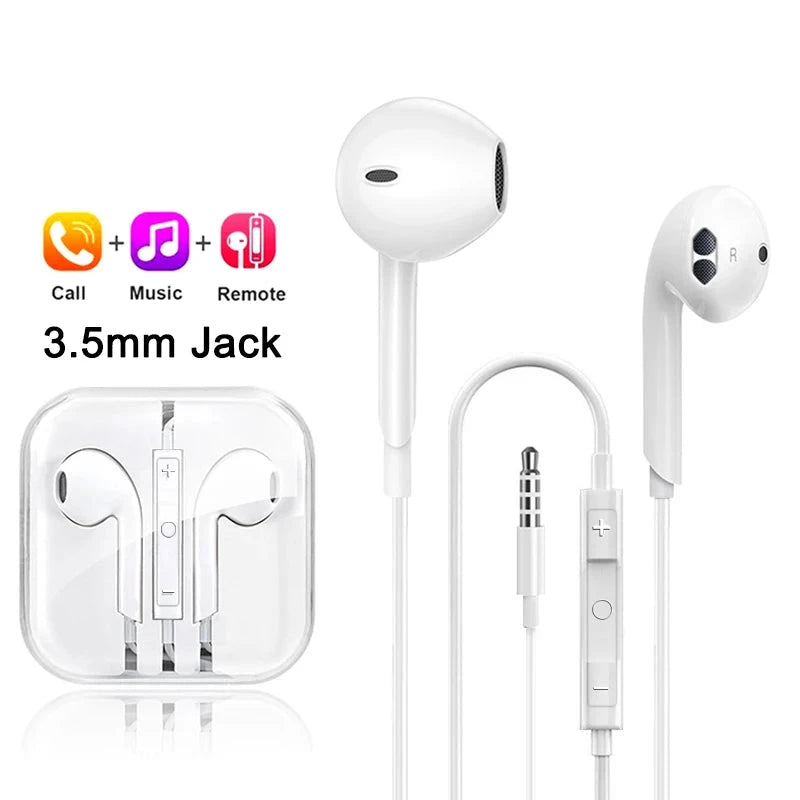 Original Headphones For Apple iPhone 16 15 14 13 11 12 Pro GlowCart