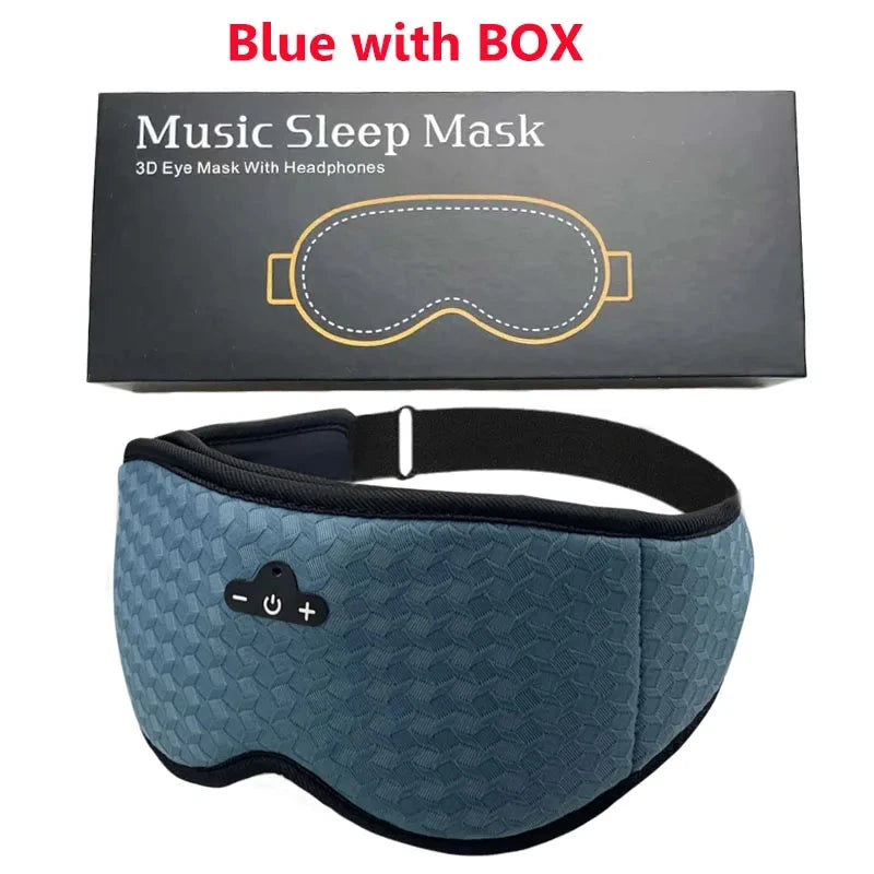 Bluetooth Sleeping Headphones 3D Eye Mask Travel Music Play GlowCart