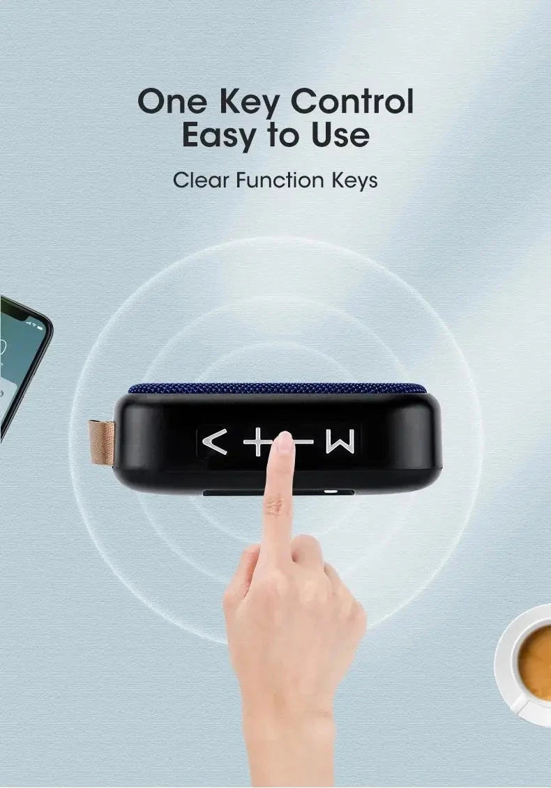 New Wireless  Speaker Outdoor Portable Subwoofer Mini GlowCart