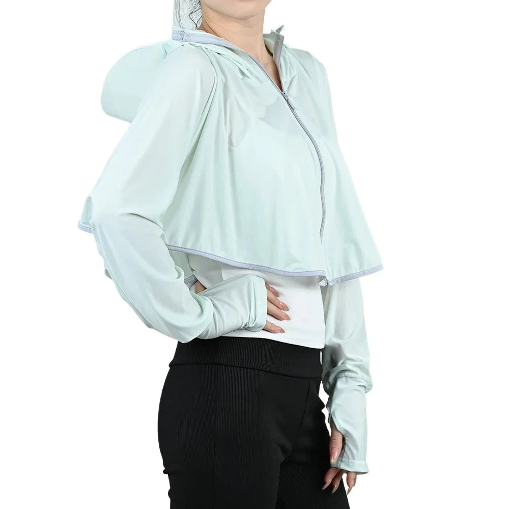 Summer Icesilk Quick Drying Solid Color Sun-Protective GlowCart