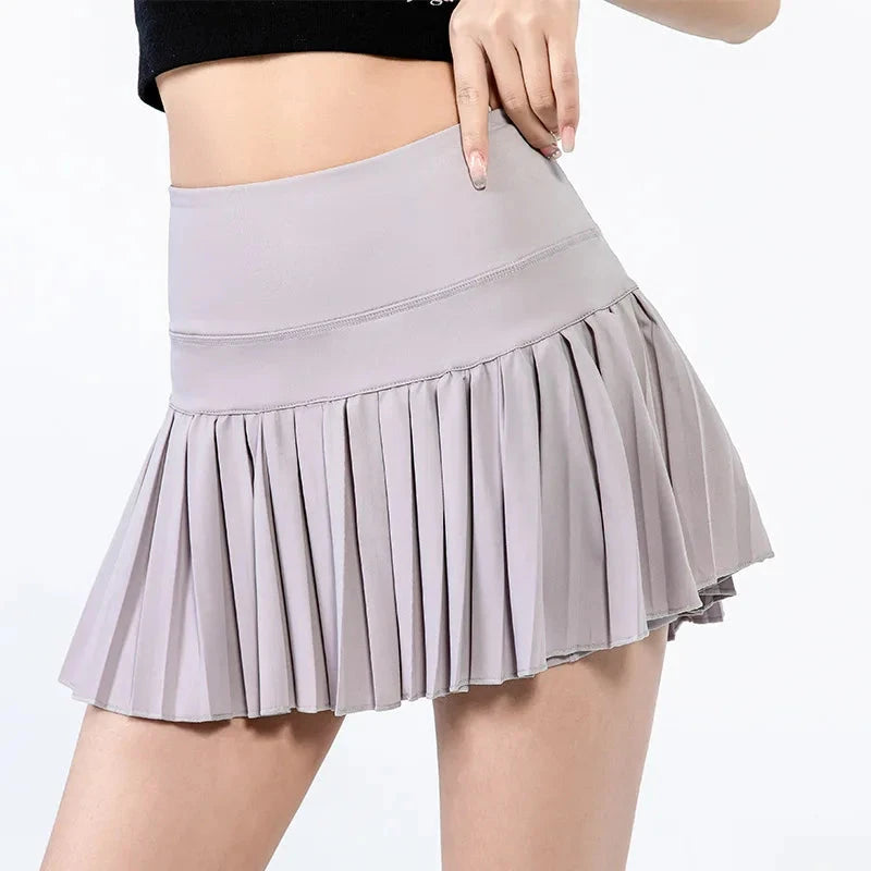 fashionable summer sports shorts women's pleated skirt anti GlowCart