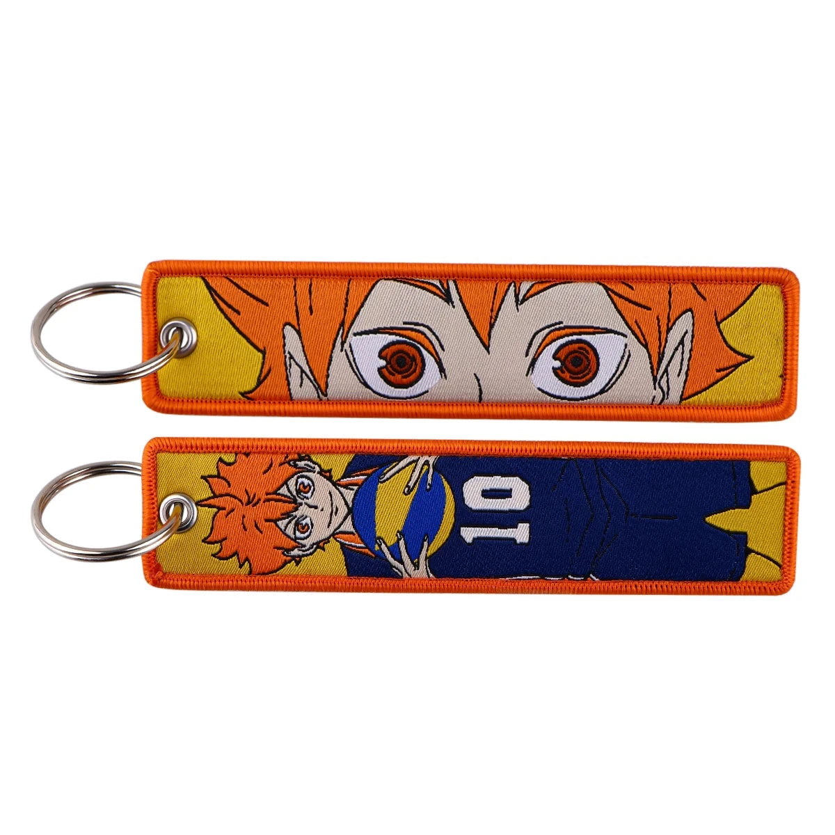 Classic Anime Cool Embroidery Key Fobs Key Tag Motorcycles GlowCart